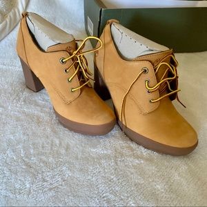 Timberland Womens Oxford Wheat Nubuck 7.5